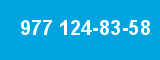 977 124-83-58 977 124-83-58